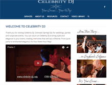 Tablet Screenshot of celebrity-dj.com